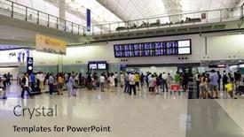  Presentation with hong kong airport - Beautiful slide set featuring hong-kong-june-18-2015 backdrop and a mint green colored foreground