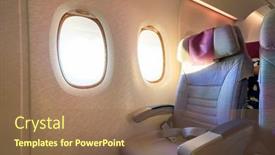  Presentation with airbus - Presentation theme featuring hong-kong-march-08-2016 background and a coral colored foreground