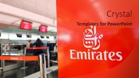  Presentation with hong kong flag - PPT theme featuring hong-kong-march-09-2015 background and a red colored foreground