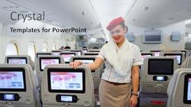  Presentation with passenger movements - Beautiful theme featuring hong-kong-march-10-2015 backdrop and a lemonade colored foreground