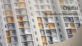  Presentation with hong kong finance - Theme enhanced with hong kong new public house background and a mint green colored foreground