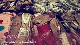  Presentation with newspapers - Beautiful PPT theme featuring hong-kong-october-2016-squeezed backdrop and a violet colored foreground