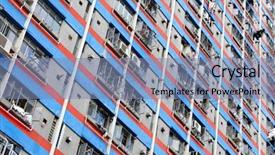  Presentation with public - PPT theme with hong kong public house background and a seafoam green colored foreground