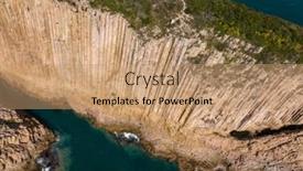  Presentation with hong kong - Slide deck having hong-kong-sai-kung-po background and a coral colored foreground