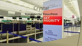  Presentation with hong kong airport - Theme having hong-kong-september-09-2015 background and a soft green colored foreground