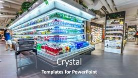  Presentation with shopping experience - Slide deck with hongkong-china-may-28 background and a gray colored foreground