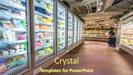  Presentation with shopping experience - PPT theme featuring hongkong-china-may-28 background and a tawny brown colored foreground