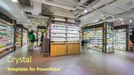  Presentation with shopping experience - Beautiful PPT theme featuring hongkong-china-may-28 backdrop and a violet colored foreground