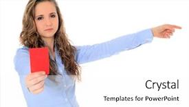  Presentation with lines red and white - Audience pleasing presentation design consisting of honny - portrait of an attractive young backdrop and a  colored foreground