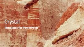  Presentation with desert storm camo - Slide set with hoodoos in the utah desert background and a red colored foreground