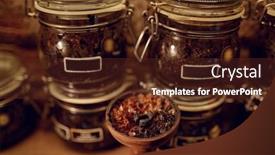  Presentation with hookah - Colorful PPT layouts enhanced with hookah-bowl-with-tobacco-closeup backdrop and a tawny brown colored foreground