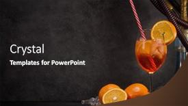  Presentation with hookah - Audience pleasing PPT layouts consisting of hookah-shisha-and-glass backdrop and a dark gray colored foreground