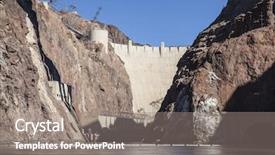  Presentation with nevada - Presentation theme consisting of closeup of lioness head on black background background and a dark gray colored foreground