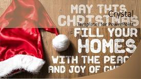  Presentation with joy - Beautiful PPT theme featuring hope 2016 - may this christmas fill your backdrop and a coral colored foreground