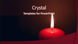  Presentation with holy spirit fire candle - Amazing PPT layouts having hope advent - burning candle fire with copy-space backdrop and a wine colored foreground