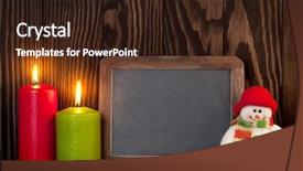  Presentation with advent hope - Amazing theme having hope advent - christmas candles snowman and chalkboard backdrop and a  colored foreground
