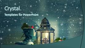  Presentation with advent - Slide deck featuring hope advent - christmas lantern with a shoe background and a ocean colored foreground