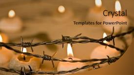  Presentation with civil rights - PPT theme featuring hope and civil rights background and a gold colored foreground