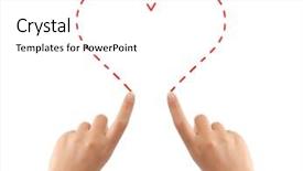  Presentation with white dove heart - Cool new presentation with hope love - hand drawing heart isolated backdrop and a white colored foreground