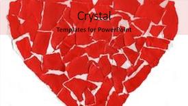  Presentation with myself - Presentation theme with hope love - valentine heart made with painted background and a red colored foreground