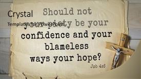  Presentation with confidence - Amazing slide deck having hope should not your piety backdrop and a mint green colored foreground