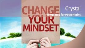  Presentation with mindset - Cool new theme with hope templates - change your mindset card backdrop and a coral colored foreground