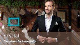  Presentation with hopeful - Presentation having hopeful-groom-looking-away background and a violet colored foreground