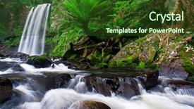  Presentation with sunlight on falls - Presentation enhanced with hopetoun falls on the great background and a tawny brown colored foreground