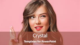  Presentation with good luck - Beautiful presentation featuring hoping for good luck backdrop and a tawny brown colored foreground