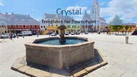  Presentation with peter - Presentation theme consisting of horazdovice-czech-republic-june-10 background and a light blue colored foreground