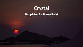  Presentation with goa beach - Amazing PPT theme having horizon benaulim beach south goa backdrop and a tawny brown colored foreground