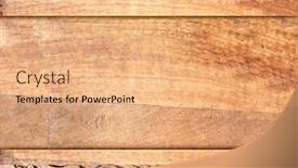  Presentation with wood carving - Audience pleasing presentation consisting of horizontal-background-with-wood-frame backdrop and a coral colored foreground