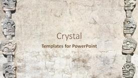  Presentation with civilization - Cool new slide deck with horizontal-banner-with-stone-wall backdrop and a lemonade colored foreground