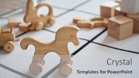  Presentation with eco friendly - Presentation theme consisting of horizontal-close-up-still-life background and a light gray colored foreground