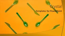  Presentation with flat - PPT layouts consisting of horizontal-flat-lay-conceptual-pattern background and a gold colored foreground