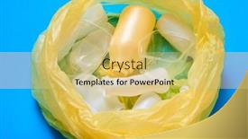  Presentation with bin - Amazing presentation theme having horizontal-from-above-shot backdrop and a yellow colored foreground