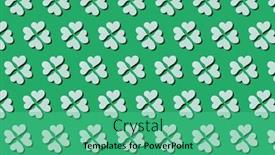  Presentation with clover - Amazing slides having horizontal-holiday-background-from-clover backdrop and a seafoam green colored foreground