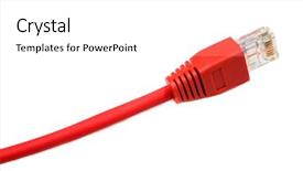  Presentation with wire less power transfer for solar power satelite - Theme featuring horizontal picture of a red background and a  colored foreground