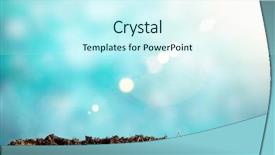  Presentation with seedling - Slides enhanced with horizontal progress - green seedling growing background and a cool aqua colored foreground