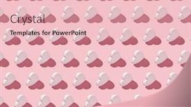  Presentation with congratulation - Amazing slide deck having horizontal-valentine-s-holiday-pattern backdrop and a lemonade colored foreground