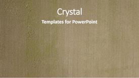  Presentation with dirt - PPT theme having horizontal vertical lines - aerial photo over ploughed dirt background and a coral colored foreground