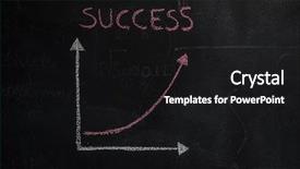  Presentation with vertical - Slides featuring horizontal vertical lines - chalkboard with finance business graph background and a black colored foreground