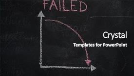  Presentation with activity graph showing an earthquake - Audience pleasing presentation design consisting of horizontal vertical lines - chalkboard with finance business graph backdrop and a dark gray colored foreground