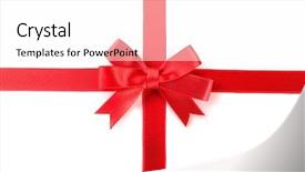  Presentation with meeting red white blue - Amazing PPT theme having horizontal vertical lines - red bow and ribbons isolated backdrop and a pink colored foreground