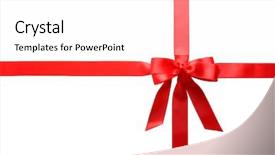  Presentation with blank whiteboard isolated on white - Amazing presentation design having horizontal vertical lines - two ribbons and bow isolated backdrop and a white colored foreground