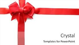  Presentation with lilies ribbons text and cross - Beautiful slides featuring horizontal vertical lines - two ribbons and bow isolated backdrop and a white colored foreground