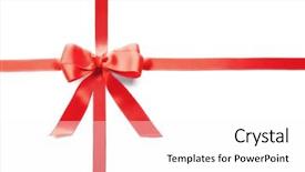  Presentation with lilies ribbons text and cross - Beautiful presentation theme featuring horizontal vertical lines - two ribbons and bow isolated backdrop and a  colored foreground