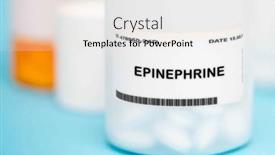  Presentation with cardiac arrest - Slide set consisting of hormone-and-medication-used background and a white colored foreground