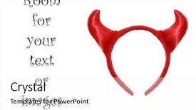  Presentation with gear - Slide deck featuring horn antenna - funny hats and head gear background and a white colored foreground