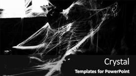  Presentation with old photo - Slide deck with horror-fantasy-a-human-skeleton background and a black colored foreground